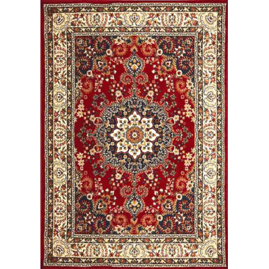 Classic furnishing carpet 100% polypropylene Kazak 316 red